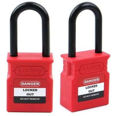 Ổ khóa an toàn còng nylon cách điện 38mm PROLOCKEY CP38P-RED