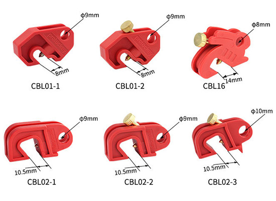 Khóa LOTO aptomat MCB đa cực PROLOCKEY CBL01 02