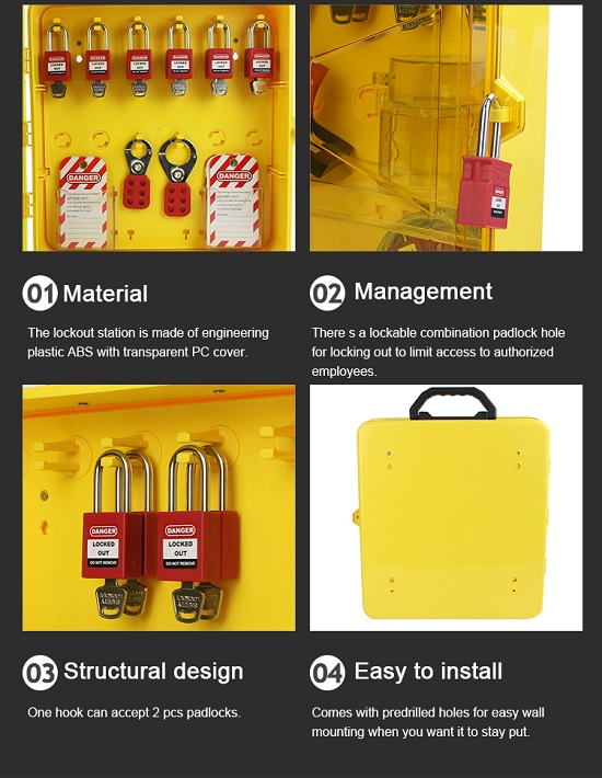 Trạm khóa nhựa đa năng PROLOCKEY PLK21 1