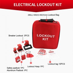 Bộ khóa loto cá nhân cho kỹ sư bảo trì điện PROLOCKEY LG31