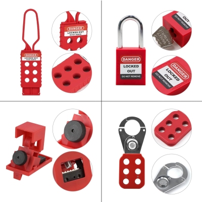 Bộ khóa an toàn LOTO bảo trì điện 46 chi tiết PROLOCKEY LK-AQGS03