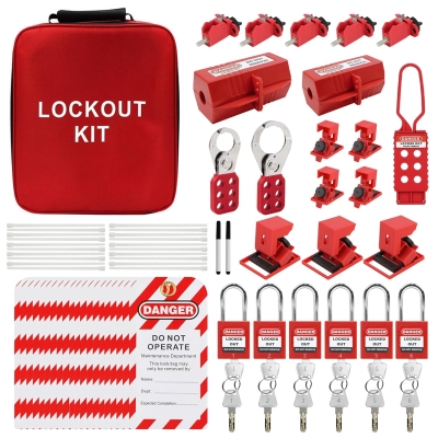 Bộ khóa an toàn LOTO bảo trì điện 46 chi tiết PROLOCKEY LK-AQGS03