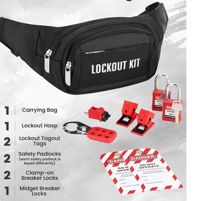 Bộ khóa LOTO điện cho nhà máy và xưởng sản xuất PROLOCKEY LG04