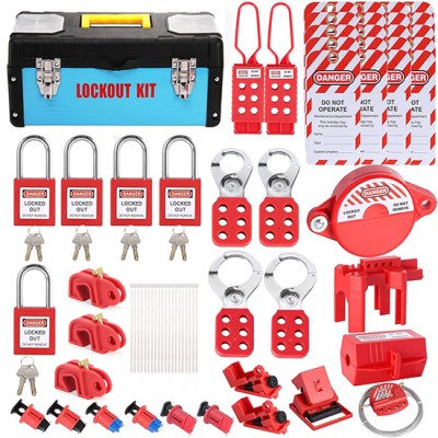 Bộ khóa LOTO an toàn điện & van 68 món PROLOCKEY LK-83853203