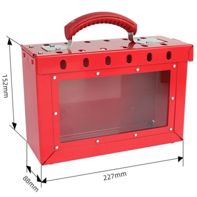 Hộp Khóa Nhóm LOTO Có Cửa Sổ Quan Sát 13 Vị Trí Khóa PROLOCKEY LK02-2