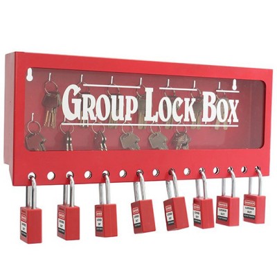 Hộp khóa nhóm LOTO gắn tường 15 móc treo chìa khóa PROLOCKEY LK72