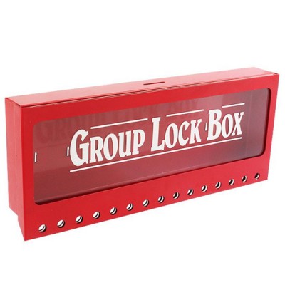 Hộp khóa nhóm LOTO gắn tường 15 móc treo chìa khóa PROLOCKEY LK72