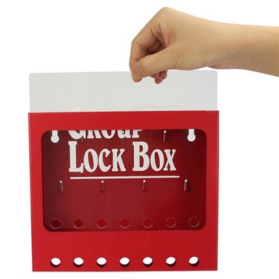 Hộp khóa nhóm LOTO gắn tường 7 móc treo chìa khóa PROLOCKEY LK71