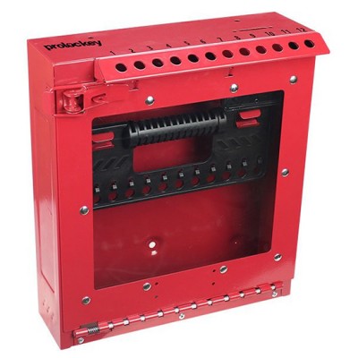 Hộp khóa LOTO nhóm treo tường 12 lỗ khóa cá nhân đánh số PROLOCKEY LK52