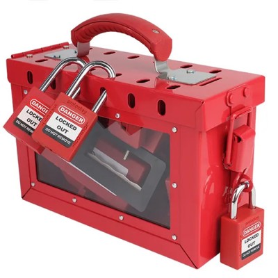 Hộp Khóa Nhóm LOTO Có Cửa Sổ Quan Sát 13 Vị Trí Khóa PROLOCKEY LK02-2