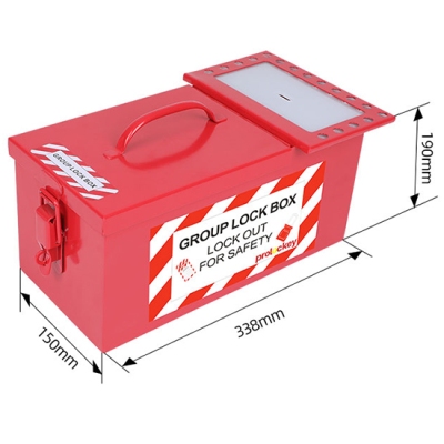 Hộp Khóa Nhóm LOTO Bằng Thép 17 Ổ Khóa Và 1 Khóa Giám Sát PROLOCKEY LK05