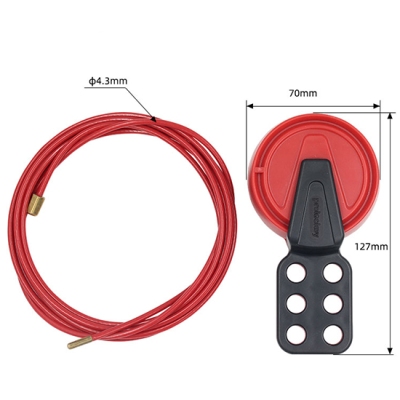 Khóa Cáp LOTO Đa Năng Có Thể Điều Chỉnh PROLOCKEY CB21