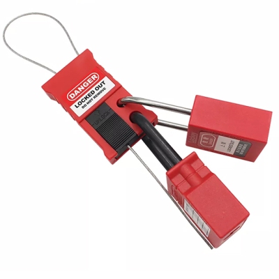 Khóa cáp niêm phong CB08 (1.5mm/300mm) | Cho lỗ khóa nhỏ, LOTO 2 Khóa