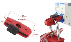 Khóa Aptomat Mini (MCB) Dạng Chốt Ra Lật 11mm PROLOCKEY POT