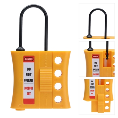 Khóa nhóm 4 người còng nylon cách điện 3mm PROLOCKEY NH04