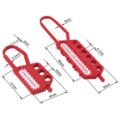 Khóa Nhóm 3 Người Hàm Nylon Cách Điện 51mm PROLOCKEY NH03