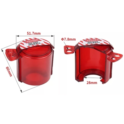 Khóa LOTO cho nút dừng khẩn cấp Siemens 28mm PROLOCKEY SBL51