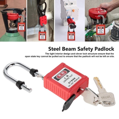 Khóa An Toàn Cùm Thép PROLOCKEY P38SDP: Chống Cạy, Chống Bụi & LOTO Công Nghiệp