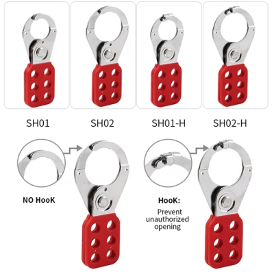 Khóa kẹp nhóm hàm thép 6 người PROLOCKEY SH01-H có móc (Hàm 25mm)