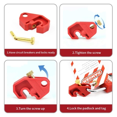 Khóa cầu dao vỏ đúc có kẹp vít PROLOCKEY CBL01-2