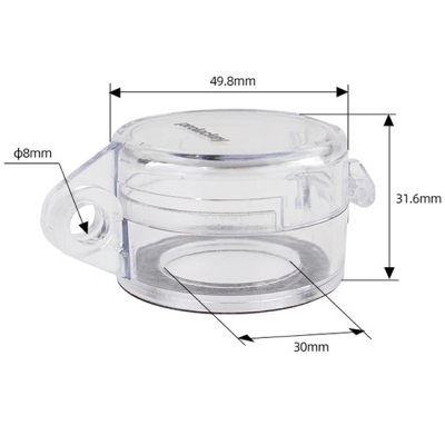 Khóa nút dừng khẩn cấp 30mm trong suốt PROLOCKEY SBL02-D30