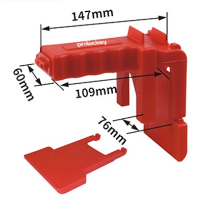 Khóa van bi tích hợp tấm chân đế cho đường kính ống từ 9.5mm-31mm PROLOCKEY ABVL03F