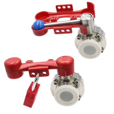 Khóa LOTO van bướm tay kéo dài tối đa 79mm PROLOCKEY BVL31