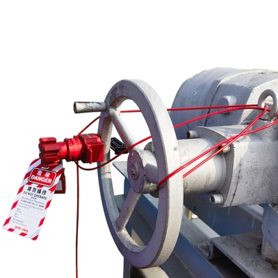 Khóa van cổng đa năng có dây cáp thép bọc nhựa ngàm kẹp 45mm PROLOCKEY UVL03P