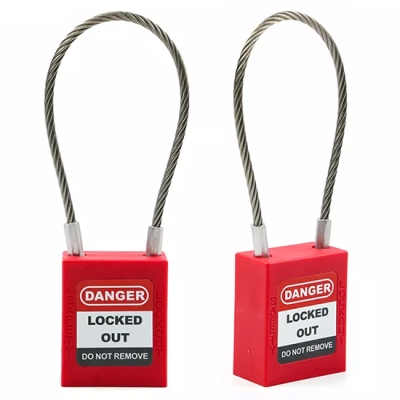 Ổ Khóa LOTO Cáp Thép PROLOCKEY PC175D3.2 | Thân Nylon, Giữ Chìa, Linh Hoạt Cách Điện