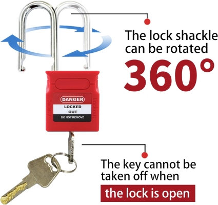 Ổ khóa an toàn cùm thép 38mm PROLOCKEY KD-CP38S