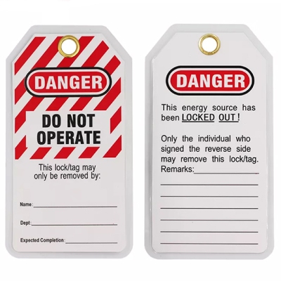 Thẻ Cảnh Báo “DANGER–DO NOT OPERATE” Có Vỏ Bảo Vệ PROLOCKEY LT22