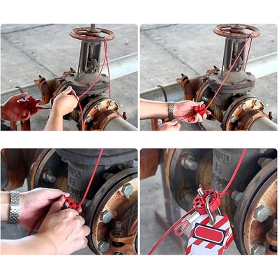 Thiết bị khóa cáp có bánh xe 4mm PROLOCKEY CB03