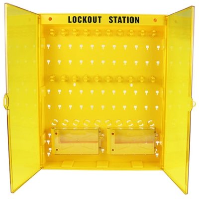 Trạm lưu trữ thiết bị LOTO dung lượng lớn 20 móc treo và 2 ngăn điện thoại PROLOCKEY LS17