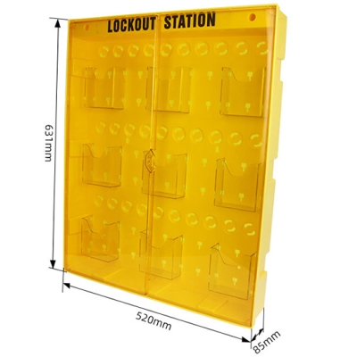 Trạm lưu trữ thiết bị LOTO dung lượng lớn 9 ngăn chứa PROLOCKEY LS14
