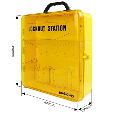 Trạm Quản Lý Khoá LOTO Xách Tay 1 Khay Chứa Và 3 Ngăn PROLOCKEY PLK25