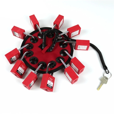 Trạm Treo Khóa LOTO Di Động 12 Vị Trí Bằng Vải Oxford PROLOCKEY PH02