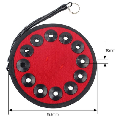 Trạm Treo Khóa LOTO Di Động 12 Vị Trí Bằng Vải Oxford PROLOCKEY PH02