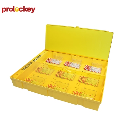 Tủ khoá LOTO tích hợp 108 thẻ cảnh báo an toàn PROLOCKEY LG14