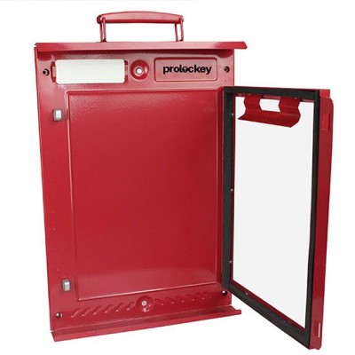 Hộp trưng bày giấy phép LOTO bằng kim loại treo tường PROLOCKEY LK51