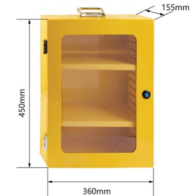 Trạm quản lý khóa LOTO treo tường bằng thép 2 vách ngăn di động LK03