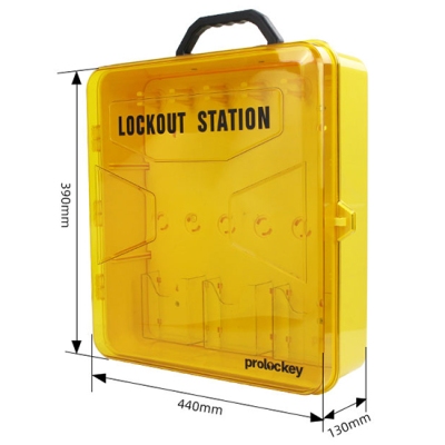 Trạm Quản Lý Khoá LOTO Xách Tay 6 Móc Treo Và 3 Ngăn PROLOCKEY PLK23