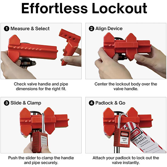 Khóa Van Bi An Toàn Điều Chỉnh PROLOCKEY ABVL