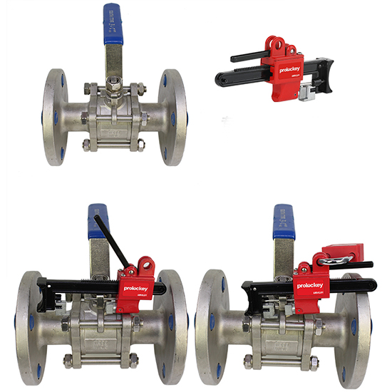 Khóa van bi đa năng 6mm đến 101mm PROLOCKEY UBVL01 4