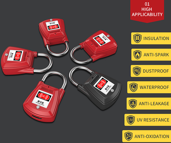 Ổ khóa thẻ IC thông minh còng thép BA SC02 3